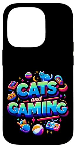Cats And Gaming Katzen Gamer Geek ||||- Hülle für iPhone 14 Pro von Feline Gamer will