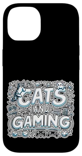 Cats And Gaming Katzen Gamer Geek |||----- Hülle für iPhone 14 von Feline Gamer will