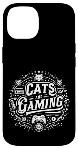 Cats And Gaming Katzen Gamer Geek |||---- Hülle für iPhone 14 von Feline Gamer will