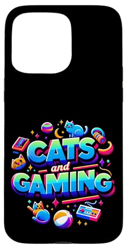 Cats And Gaming Katzen Gamer Geek ||||- Hülle für iPhone 15 Pro Max von Feline Gamer will