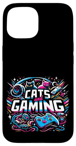 Cats And Gaming Katzen Gamer Geek ||||-- Hülle für iPhone 15 Cats And Gaming Katzen Gamer Geek ||||-- Hülle für iPhone 15 von Feline Gamer will