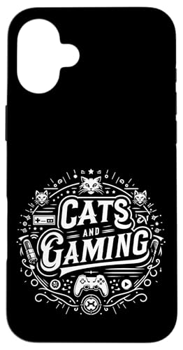 Cats And Gaming Katzen Gamer Geek |||---- Hülle für iPhone 16 Plus von Feline Gamer will