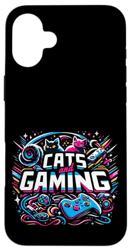 Cats And Gaming Katzen Gamer Geek ||||-- Hülle für iPhone 16 Plus Cats And Gaming Katzen Gamer Geek ||||-- Hülle für iPhone 16 Plus von Feline Gamer will
