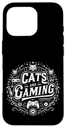 Cats And Gaming Katzen Gamer Geek |||---- Hülle für iPhone 16 Pro von Feline Gamer will