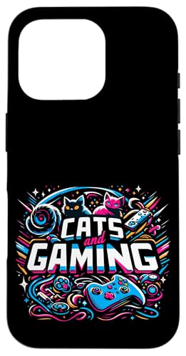 Cats And Gaming Katzen Gamer Geek ||||-- Hülle für iPhone 16 Pro von Feline Gamer will