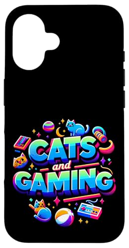 Cats And Gaming Katzen Gamer Geek ||||- Hülle für iPhone 16 von Feline Gamer will