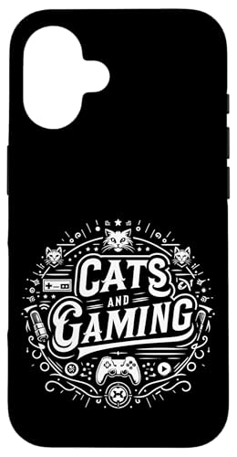 Cats And Gaming Katzen Gamer Geek |||---- Hülle für iPhone 16 von Feline Gamer will