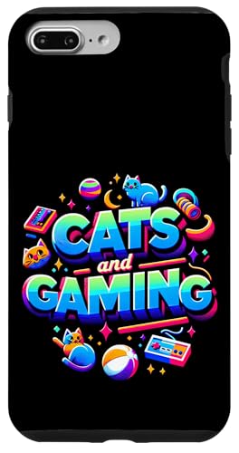 Cats And Gaming Katzen Gamer Geek ||||- Hülle für iPhone 7 Plus/8 Plus von Feline Gamer will