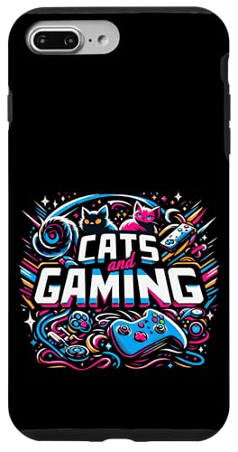 Cats And Gaming Katzen Gamer Geek ||||-- Hülle für iPhone 7 Plus/8 Plus Cats And Gaming Katzen Gamer Geek ||||-- Hülle für iPhone 7 Plus/8 Plus von Feline Gamer will