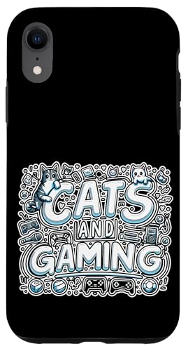 Cats And Gaming Katzen Gamer Geek |||----- Hülle für iPhone XR von Feline Gamer will