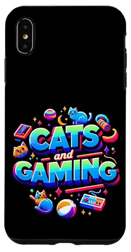 Cats And Gaming Katzen Gamer Geek ||||- Hülle für iPhone XS Max von Feline Gamer will