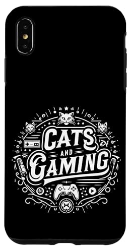 Cats And Gaming Katzen Gamer Geek |||---- Hülle für iPhone XS Max von Feline Gamer will