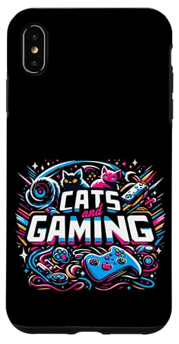 Cats And Gaming Katzen Gamer Geek ||||-- Hülle für iPhone XS Max von Feline Gamer will