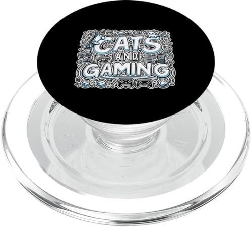 Cats And Gaming Katzen Gamer Geek |||----- PopSockets PopGrip für MagSafe Cats And Gaming Katzen Gamer Geek |||----- PopSockets PopGrip für MagSafe von Feline Gamer will