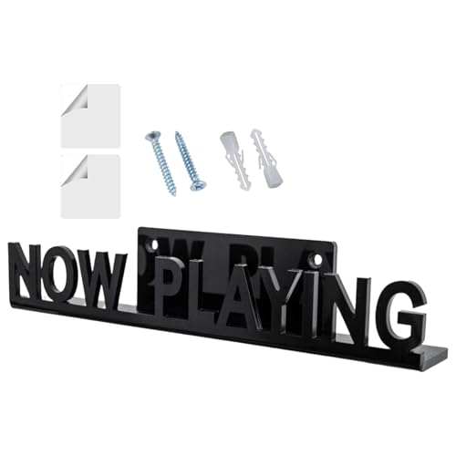 Wandmontierter Now Playing Schallplatten-Aufbewahrungsständer | Acryl-Schallplattenhalter | Vinyl-Schallplattenregal, Wandhalterung Für Album-Display, Aufbewahrung, Wanddekoration von Fellflying