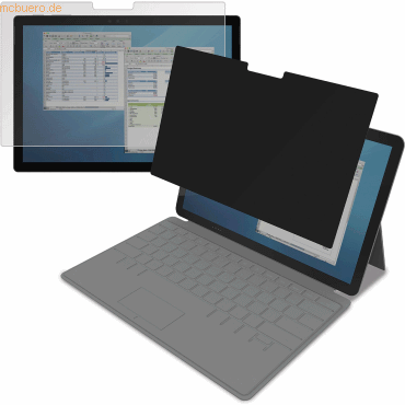 4 x Fellowes Blickschutzfilter PrivaScreen für Microsoft Surface Pro 3 von Fellowes