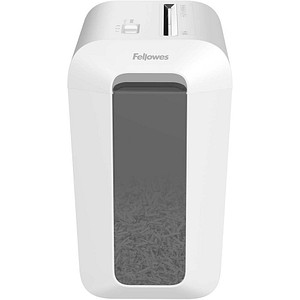Fellowes Powershred LX65 Aktenvernichter mit Partikelschnitt P-4, 4 x 40 mm, bis 10 Blatt, weiß von Fellowes