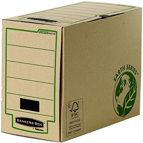 Bankers Box Earth Series - Ultimate Aktenbox A4 Brown Folio, Lomo 150 mm braun (20 Stück) von Fellowes