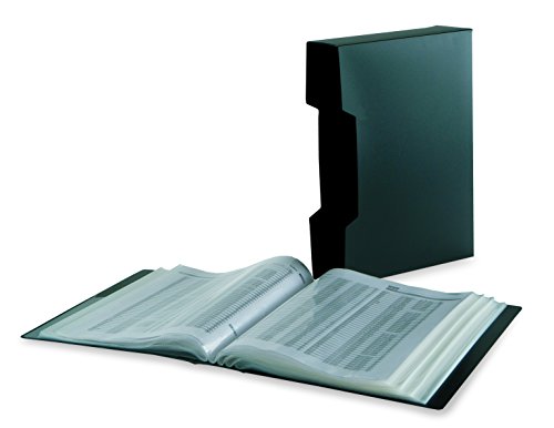 Carpeta con 80 fundas con caja funda antirreflejo A4 negro Fellowes von Fellowes