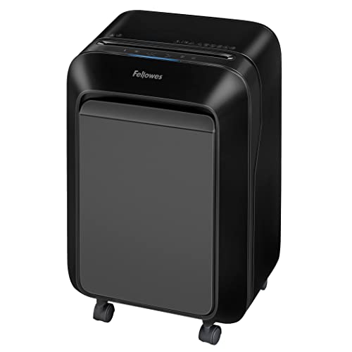 Fellowes 15 Blatt Aktenvernichter High Security (P5), Papierschredder für Büro, Powershred LX211, Microcut Schredder mit 23L Papierkorb, 100% staufrei, Safesense, über 2000 Partikel pro Blatt (2x12mm) von Fellowes