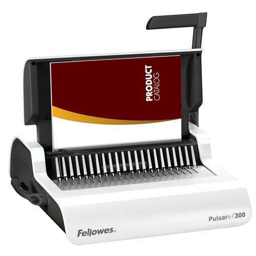 Fellowes 5006801-99 Bindemaschine Pulsar + Kammbindung (5006801), grau von Fellowes