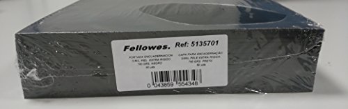 Fellowes 5135701 Deckblätter zum Binden, fester Karton, A4 A4 schwarz von Fellowes