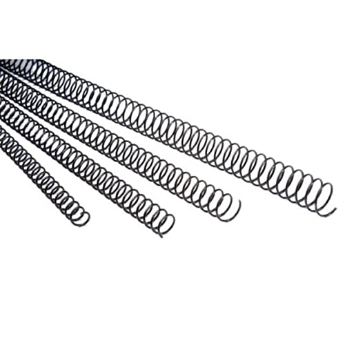 Fellowes 53150 – Pack von metallischen 100 Spiralen, 18 mm, schwarz von Fellowes