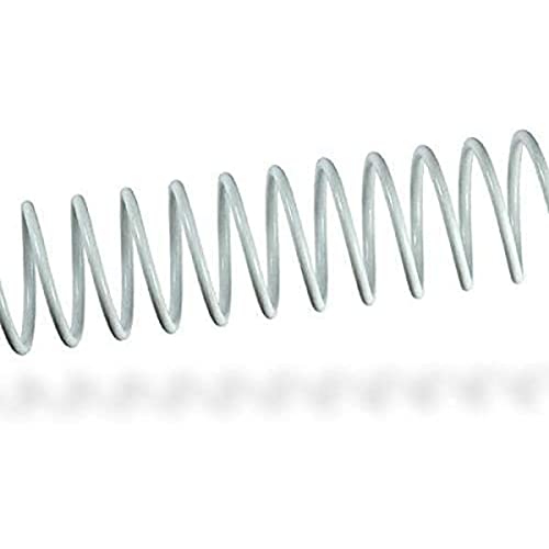 Fellowes 53150 – Pack von metallischen 100 Spiralen, 22 mm, weiß von Fellowes