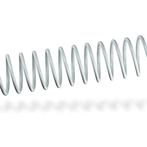 Fellowes 53150 – Pack von metallischen 100 Spiralen, 6 mm, weiß von Fellowes