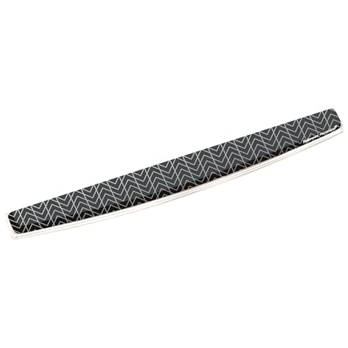 Fellowes 9550001 Polyurethan schwarz Handgelenkauflage – reposes-poignet (Polyurethan, Schwarz, 471 x 58 x 19 mm, 308 g) von Fellowes