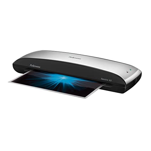 Fellowes A4 Laminiergerät, Spectra A3 für Einsteiger, für 80-125 Mikron Laminierfolien, bis A4 Format, für Zuhause/Home Office, inkl 10 gratis A4 Folien Fellowes A4 Laminiergerät, Spectra A3 für Einsteiger, für 80-125 Mikron Laminierfolien, bis A4 Format, für Zuhause/Home Office, inkl 10 gratis A4 Folien von Fellowes