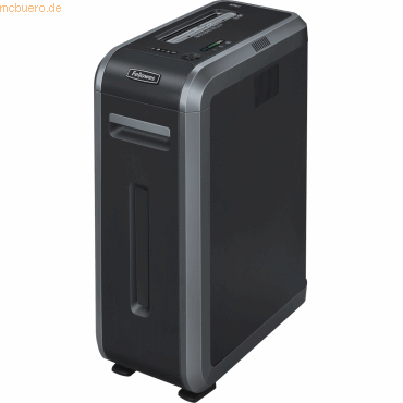 Fellowes Aktenvernichter 125Ci Partikelschnitt 3,9x38mm schwarz/silber von Fellowes