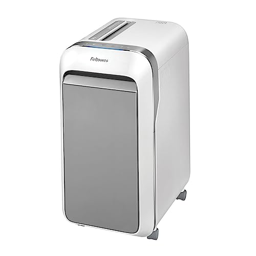 Fellowes Aktenvernichter 20 Blatt High Security (P5), Papierschredder für Büro, Powershred LX221, Microcut Schredder mit 30L Papierkorb, 100% staufrei, Safesense, über 2000 Partikel pro Blatt (2x12mm) von Fellowes