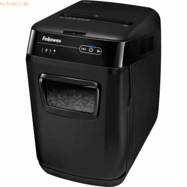 Fellowes Aktenvernichter AutoMax 130C Partikelschnitt 4x51mm schwarz von Fellowes