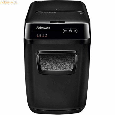 Fellowes Aktenvernichter AutoMax 200M Partikel 2x14mm schwarz von Fellowes