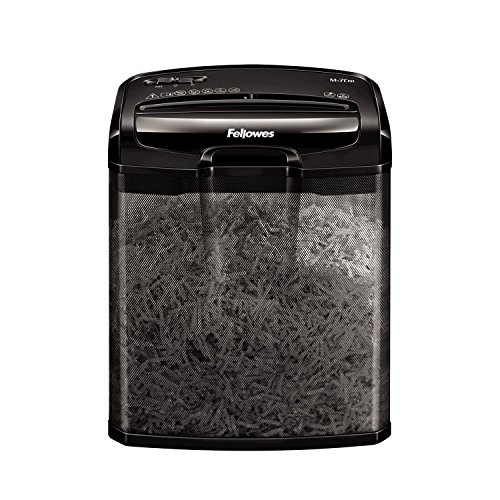 Fellowes Aktenvernichter Powershred M-7Cm, 7 Blatt, 4x35mm Partikelschnitt (P-4), für 1 Nutzer Zuhause von Fellowes