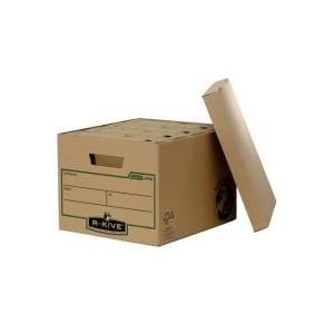 Fellowes Archiv-/Transportbox Standard R-Kive EARTH, braun aus 100% recyceltem Karton, für Format DIN A4, doppelter (4470601) von Fellowes