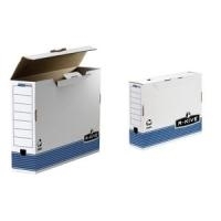 Fellowes Archiv-Schachtel R-Kive PRIMA, weiß-blau, DIN A3 (B)100 mm, aus 100% recyceltem Karton, zu 100% wiederver- (0023601) von Fellowes