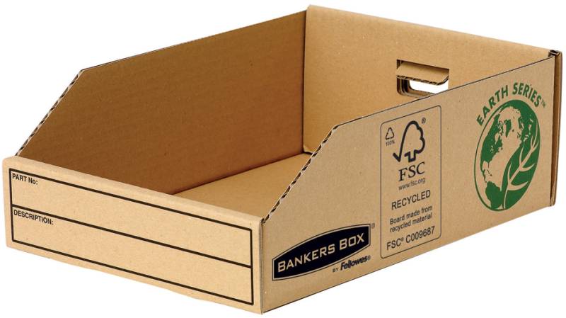 Fellowes BANKERS BOX EARTH Kleinteilebox, braun, (B)200 mm von Fellowes