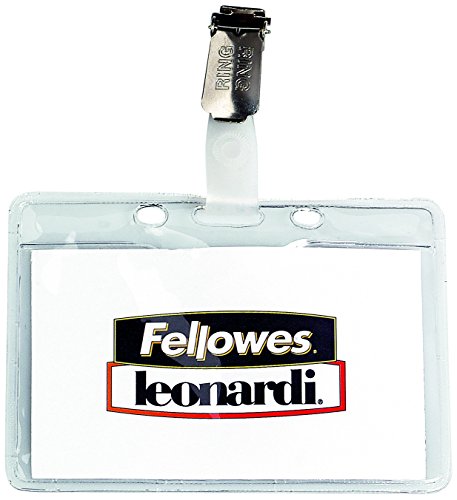 Fellowes Badge Kristal Clip Kunststoff transparent von Fellowes