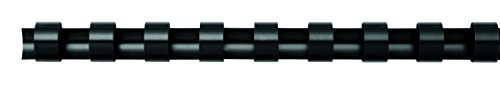 Fellowes Binderücken für Plastikbindung, 8 mm Durchmesser, 21 Ringe, für A4 Dokumente, schwarz, Packung mit 100 Stück Fellowes Binderücken für Plastikbindung, 8 mm Durchmesser, 21 Ringe, für A4 Dokumente, schwarz, Packung mit 100 Stück von Fellowes