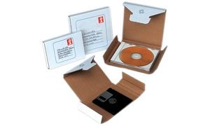 Fellowes CD-Versandkarton, für 1 CD/DVD im Jewel Case VE=50 von Fellowes