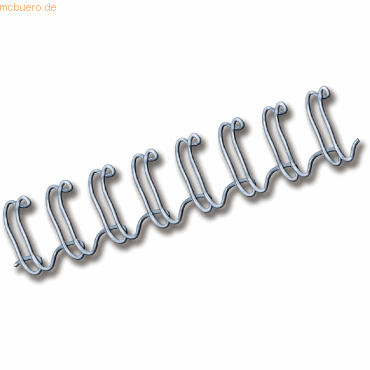 Fellowes Drahtbinderücken A4 3:1 10mm 51-65 Blatt weiß VE=100 Stück von Fellowes
