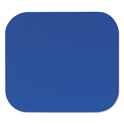 Fellowes Einfarbig Polyester-Oberfläche rechteckig Mauspad blau von Fellowes