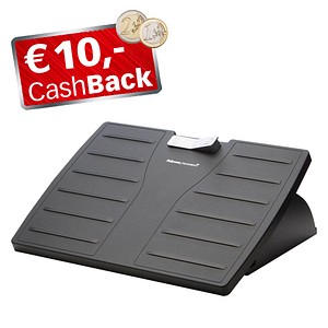 AKTION: Fellowes Fußstütze Office Suites™ Microban® schwarz Kunststoff mit CashBack von Fellowes