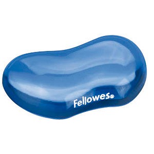 Fellowes Handballenauflage Crystals Gel blau von Fellowes