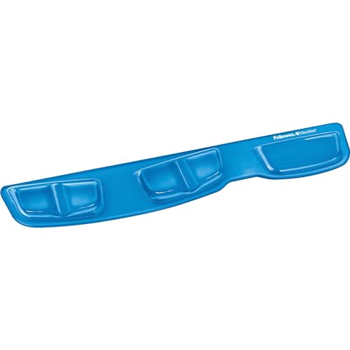 Fellowes Health-V Crystals Tastatur-Handgelenkauflage blau von Fellowes