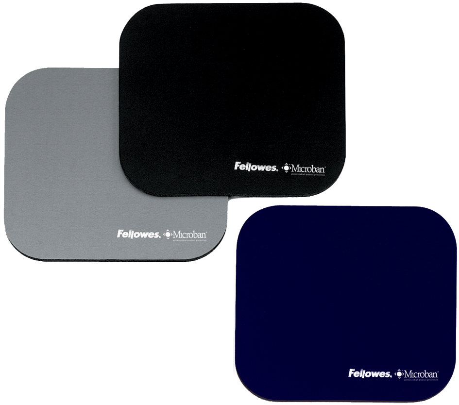 Fellowes Maus Pad Microban, aus Neopren, dunkelblau von Fellowes