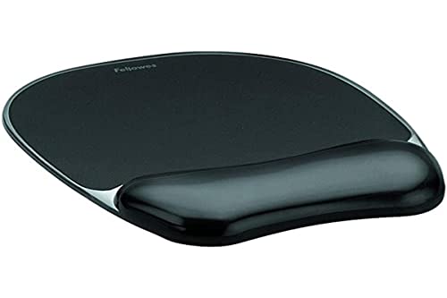 Fellowes Mauspad Crystal Gel Handgelenkauflage, schwarz von Fellowes