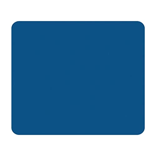 Fellowes Mauspad aus Schaumstoff, Mousepad mit Rutschfester Unterseite, langlebige Polyesteroberfläche, aus 50% recyceltem Material, Maße: 18,6 x 22,4 x 0,6 cm, Farbe: blau von Fellowes
